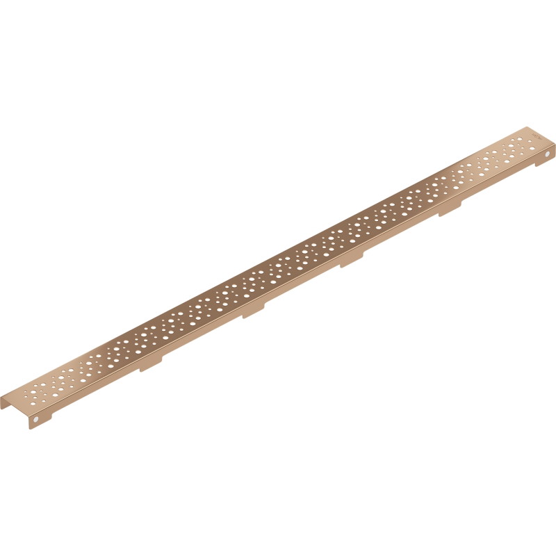 Mexen Flat M12 kryt na líniový odtok 100 cm, brúsená meď - 1C21100