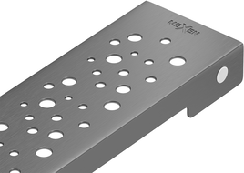 Mexen Flat M12 krytka pre líniový odtok 70 cm, brúsená gun gray - 1E21070