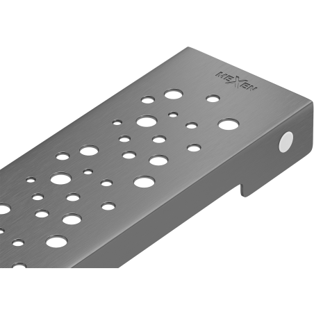 Mexen Flat M12 krytka na odtokový kanál 80 cm, kartáčovaná gun gray - 1E21080