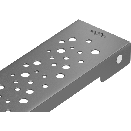 Mexen Flat M12 krytka na odtokový kanál 90 cm, gun gray kartáčovaný - 1E21090