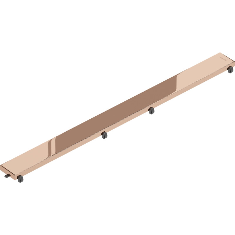 Mexen Flat Kryt M13 2v1 pre líniový odtok 50 cm, ružové zlato - 1619050