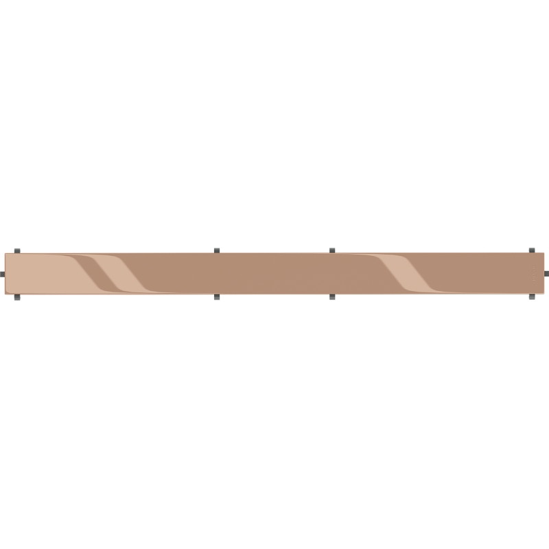 Mexen Flat Kryt M13 2v1 pre líniový odtok 50 cm, ružové zlato - 1619050