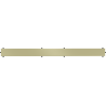 Mexen Flat M13 maskovnica 2v1 pre lineárny odtok 60 cm, zlatá kartáčovaná - 1A19060