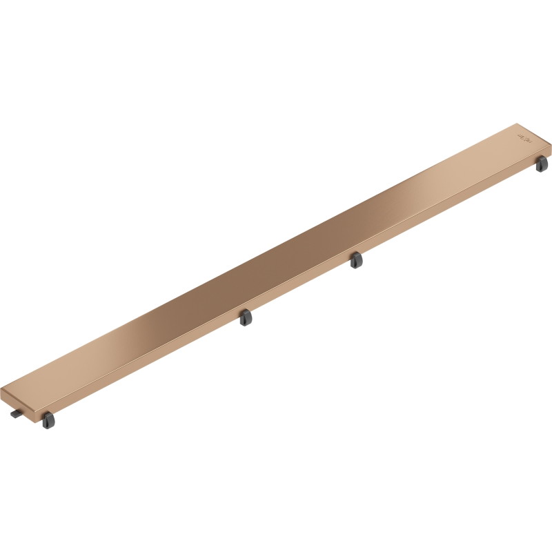 Mexen Flat M13 maskovnica 2v1 pre lineárny odtok 50 cm, brúsená meď - 1C19050