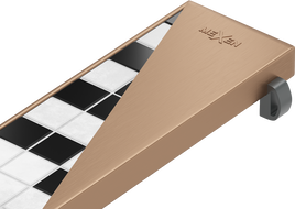 Mexen Flat M13 maskovnica 2v1 pre líniový odtok 60 cm, brúsená meď - 1C19060