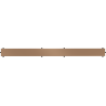 Mexen Flat M13 kryt odtokového žľabu 2v1 70 cm, kefovaná meď - 1C19070