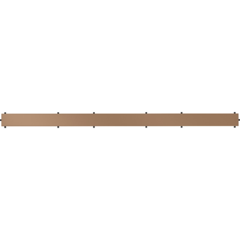 Mexen Flat M13 krytka 2v1 pre líniový odtok 100 cm, kartáčovaná meď - 1C19100
