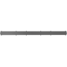 Mexen Flat M13 maskovacia platňa 2v1 pre lineárny odtok 80 cm, gun gray brúsená - 1E19080