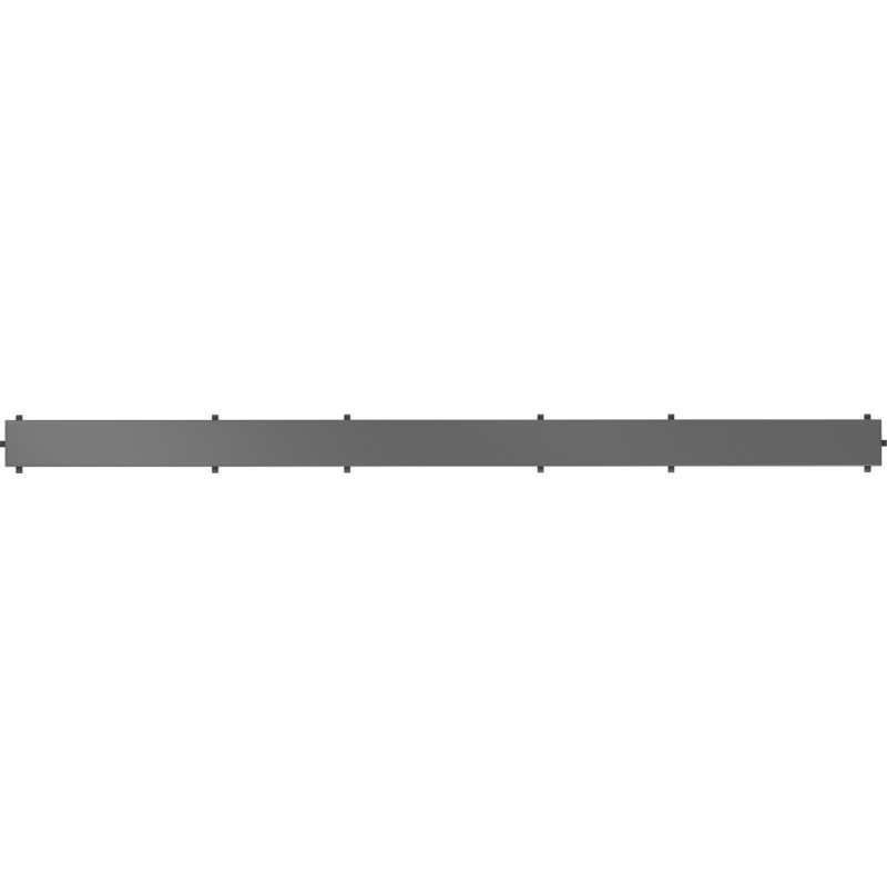 Mexen Flat M13 krytka 2v1 pre lineárny odtok 90 cm, pištolovo sivá brúsená - 1E19090