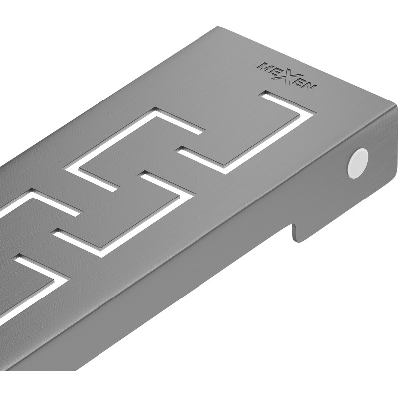 Mexen Flat M15 kryt na lineárny odtok 50 cm, gun gray brúsený - 1E24050