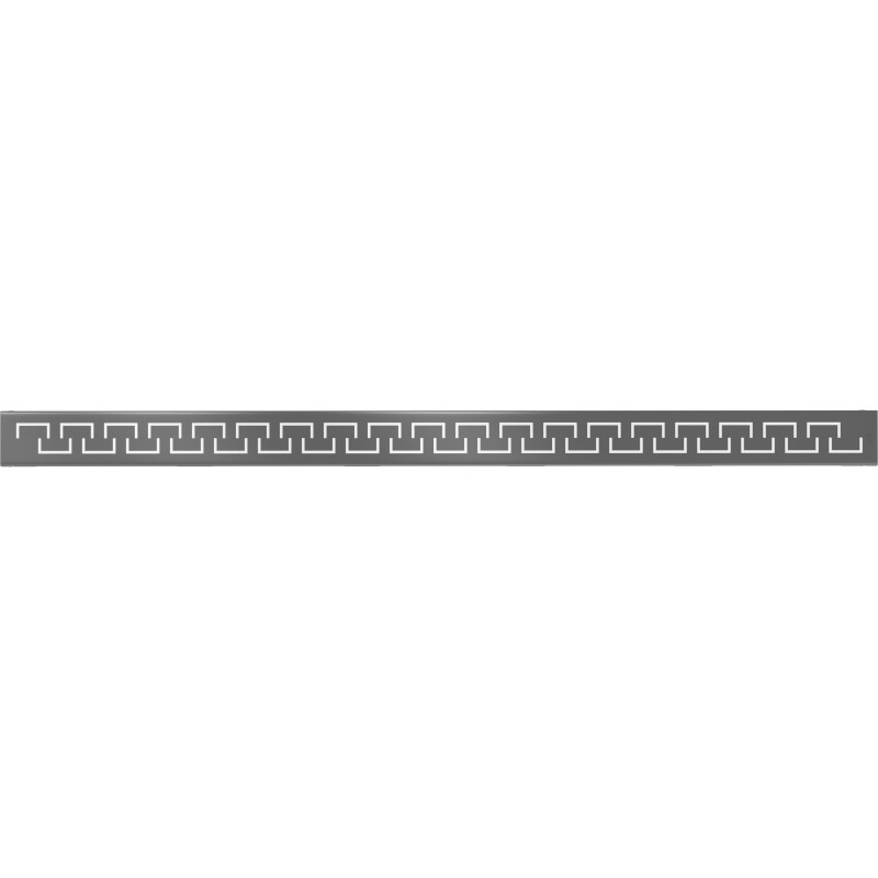 Mexen Flat M15 kryt na odtok 90 cm, gun gray brúsené - 1E24090