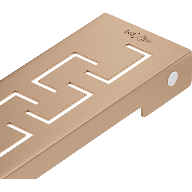 Mexen Flat M15 krytka pre líniový odtok 60 cm, brúsená meď - 1C24060
