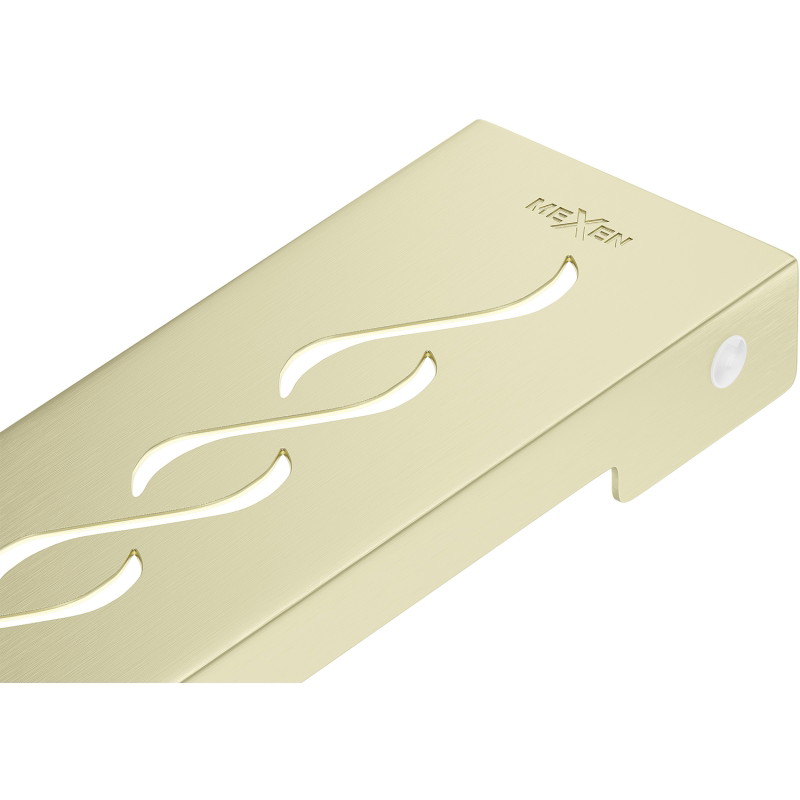 Mexen Flat M18 kryt na odtokový žľab 60 cm, zlatý kartáčovaný - 1A23060