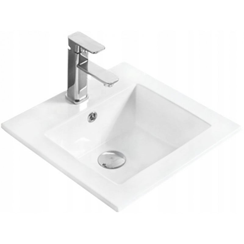 Mexen Stella umývadlo zapustené v doske 41 x 41 cm, biele - 25454100