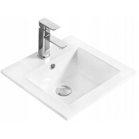 Mexen Stella umývadlo zapustené v doske 41 x 41 cm, biele - 25454100