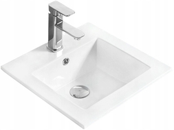 Mexen Stella umývadlo zapustené do dosky 41 x 41 cm, biele - 25454100