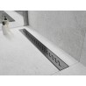 Mexen Flat M18 kryt na lineárny odtok 60 cm, kartáčovaná strelivo šedá - 1E23060