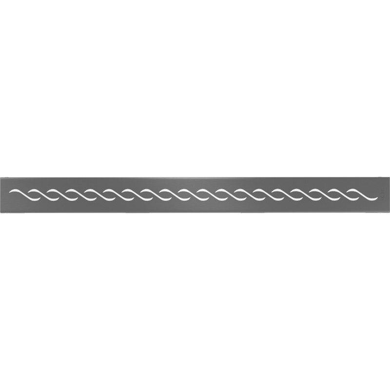 Mexen Flat M18 kryt na lineárny odtok 60 cm, kartáčovaná strelivo šedá - 1E23060