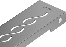 Mexen Flat M18 kryt odtokového žľabu 100 cm, gun gray kartáčovaný - 1E23100