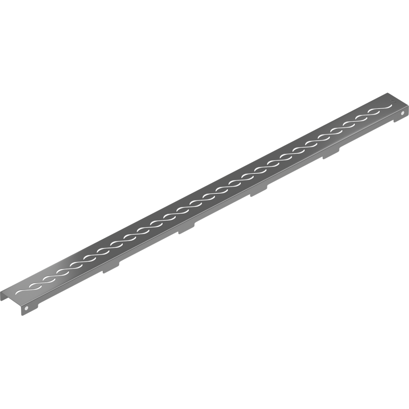 Mexen Flat M18 krytka na odtokový kanál 100 cm, gun gray brúsený - 1E23100