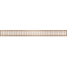 Mexen Flat M33 kryt na lineárny odtok 50 cm, brúsená meď - 1C33050