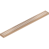 Mexen Flat M33 kryt na lineárny odtok 50 cm, brúsená meď - 1C33050