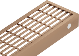 Mexen Flat M33 kryt na lineárny odtok 80 cm, brúsená meď - 1C33080