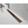 Mexen Flat M33 krytka pre líniový odtok 100 cm, kartáčovaná meď - 1C33100