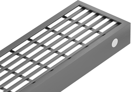 Mexen Flat M33 kryt pre lineárny odtok 90 cm, brúsená zbraňová sivá - 1E33090
