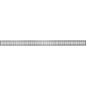 Mexen Flat M33 kryt na lineárny odtok 100 cm, kartáčovaný gun gray - 1E33100
