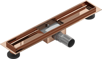 Mexen Flat korpus pre líniový odtok 50 cm, ružové zlato - 1615050