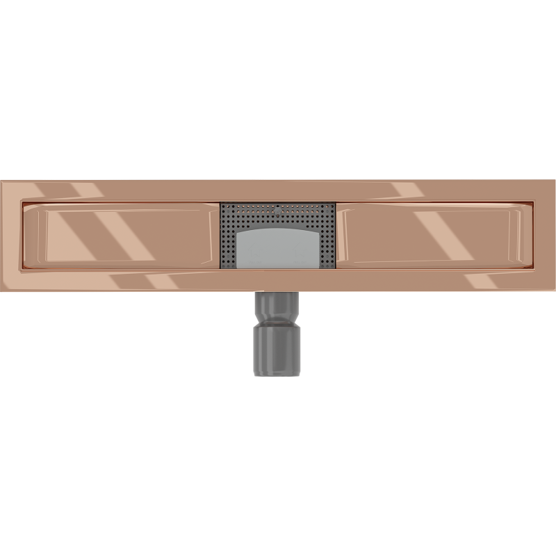 Mexen Flat korpus pre líniový odtok 50 cm, ružové zlato - 1615050