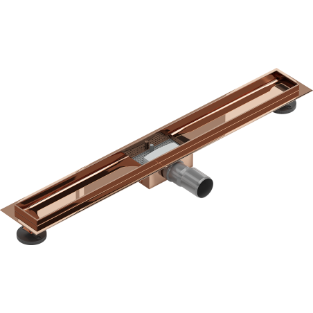 Mexen Flat korpus pre líniový odtok 70 cm, ružové zlato - 1615070