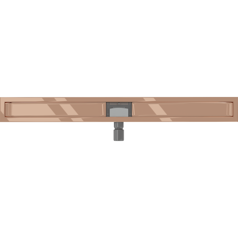 Mexen Flat korpus pre líniový odtok 90 cm, ružové zlato - 1615090