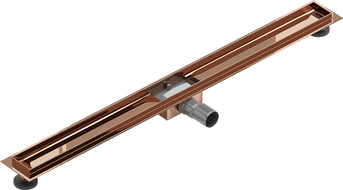 Mexen Flat telo pre lineárny odtok 100 cm, ružové zlato - 1615100