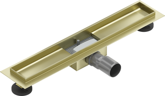 Mexen Flat telo pre lineárny odtok 60 cm, zlatý brúsený - 1A15060