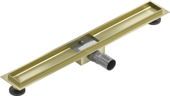 Mexen Flat telo pre lineárny odtok 70 cm, zlaté brúsené - 1A15070