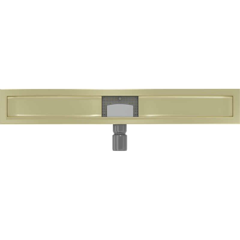 Mexen Flat teleso pre líniový odtok 80 cm, zlato brúsené - 1A15080