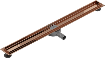 Mexen Flat 360° rotujúci korpus pre líniový odtok 80 cm, ružové zlato - 1640090