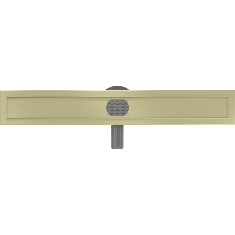 Mexen Flat 360° rotačné telo pre lineárny odtok 60 cm, zlaté kartáčované - 1A40060