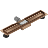 Mexen Flat korpus pre lištový odtok 60 cm, brúsená meď - 1C15060