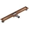 Mexen Flat korpus pre lineárny odtok 70 cm, brúsená meď - 1C15070