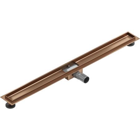 Mexen Flat korpus pre lineárny odtok 90 cm, brúsená meď - 1C15090