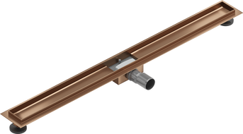 Mexen Flat korpus pre lineárny odtok 90 cm, brúsená meď - 1C15090