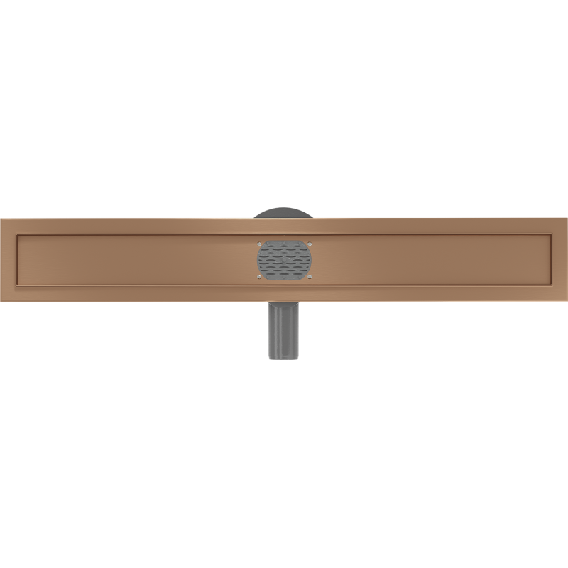 Mexen Flat 360° otočný korpus pre líniový odtok 50 cm, brúsená meď - 1C40050