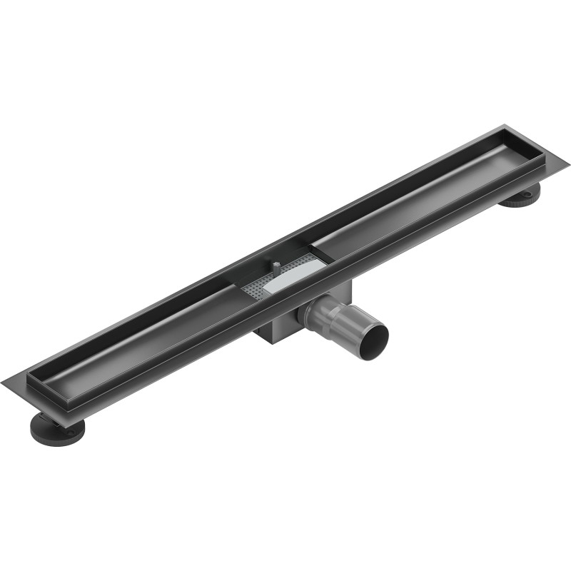 Mexen Flat telo pre líniový odtok 70 cm, brúsená zbraňová šedá - 1E15070