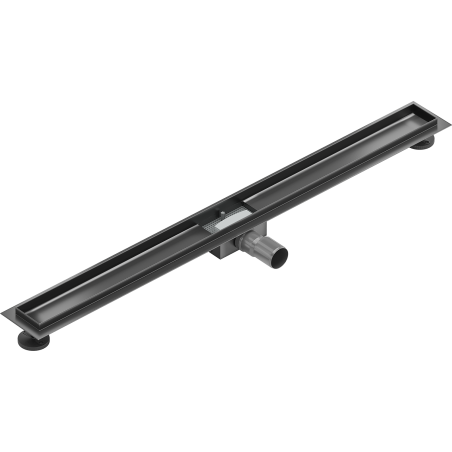 Mexen Flat korpus pre lineárny odtok 90 cm, gun gray brúsený - 1E15090