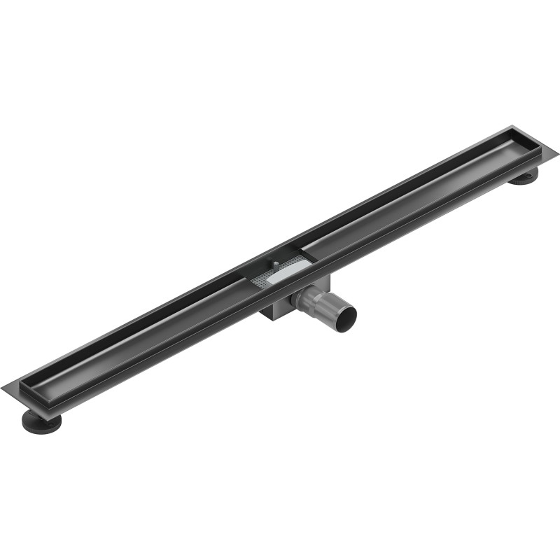 Mexen Flat korpus pre líniový odtok 100 cm, gun gray brúsený - 1E15100