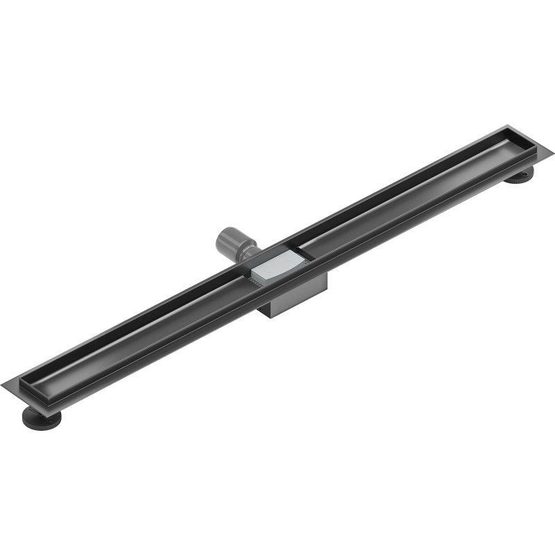Mexen Flat korpus pre líniový odtok 100 cm, gun gray brúsený - 1E15100