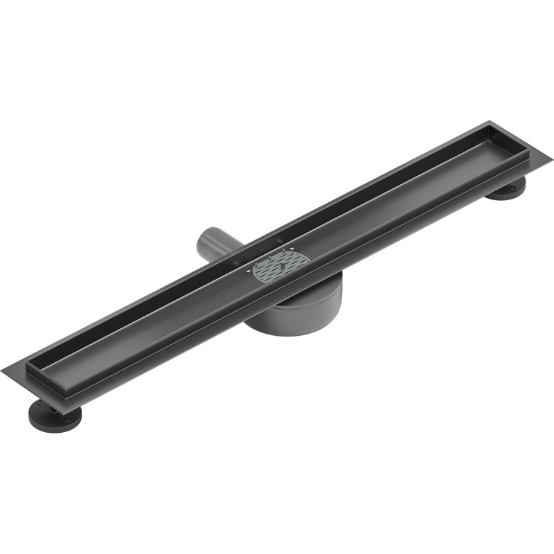 Mexen Flat 360° telo pre lineárny odtok otočný 50 cm, gun gray brúsený - 1E40050